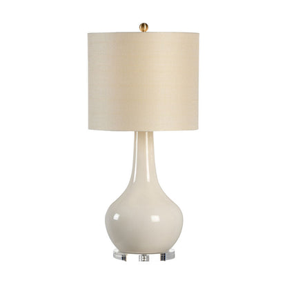 Chelsea House Charles Cream Ceramic Made Vase Table Lamp