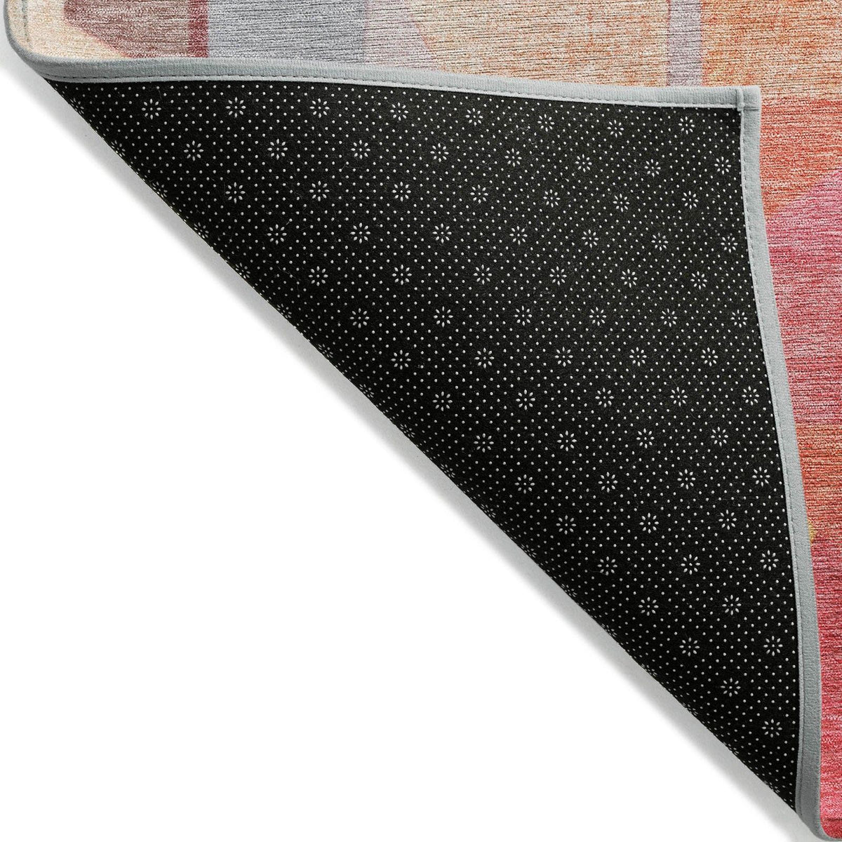 Jaelira Orange Washable Indoor-Outdoor Rug