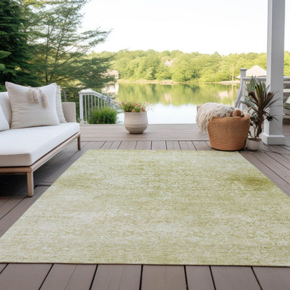 Kaelas Gold Washable Indoor-Outdoor Rug