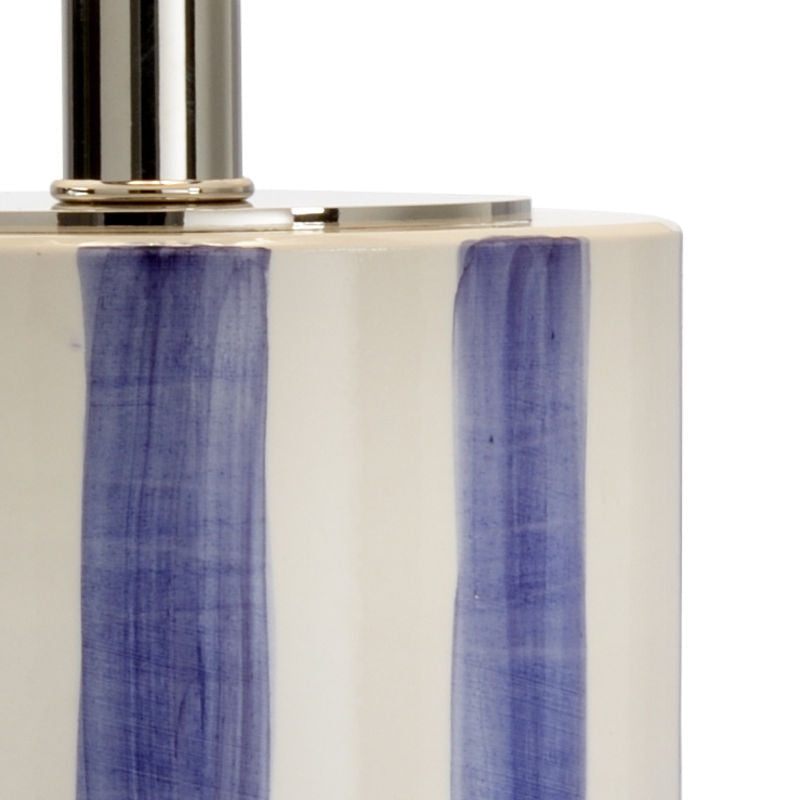 Wildwood Sailor Stripe Hand Painted Ceramic Table Lamp