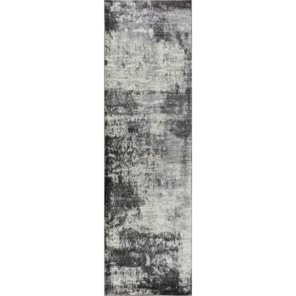 Dakh Abstract Brown Kitchen Hallway Runner Rug