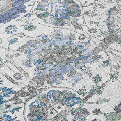 Haelira Ivory Washable Indoor-Outdoor Rug