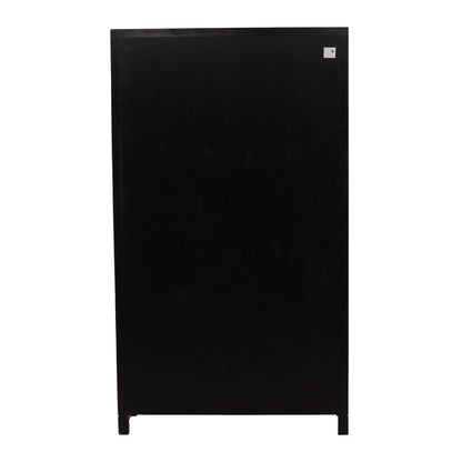 Furniture Classics Merlot Two Glass Doors Home Bar Cabinet