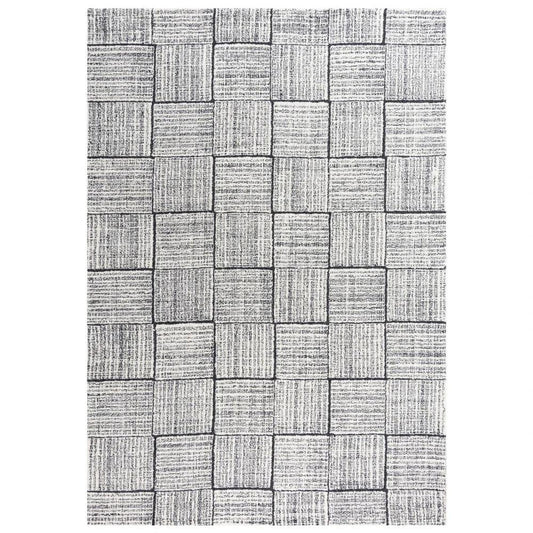 Ches Geometric Charcoal Area Rugs For Living Room
