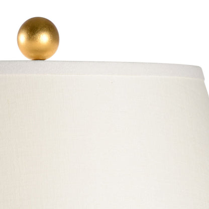 Chelsea House Blue Swirl Hand-Painted Brushstroke Table Lamp