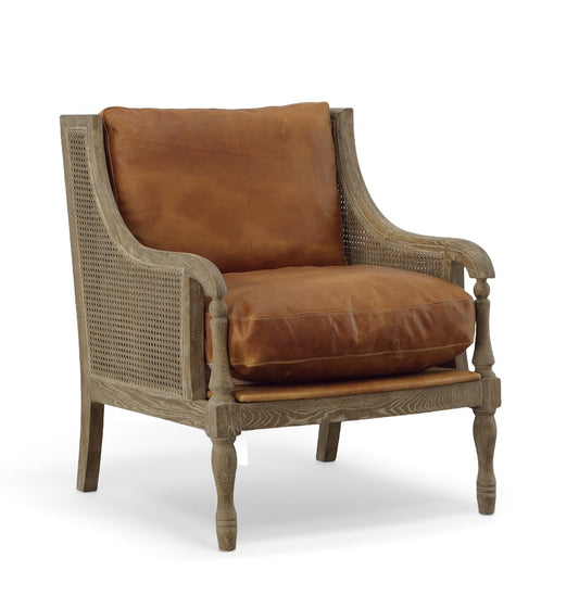 Furniture Classics Ketchem Top Grain Leather Occasional Chair