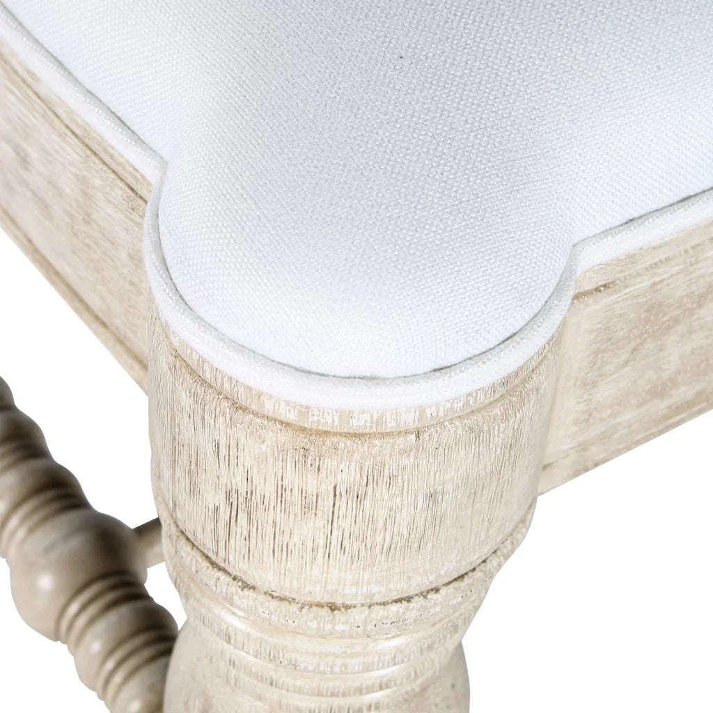 Flamenca Fabric Bedroom Bench -- view 4