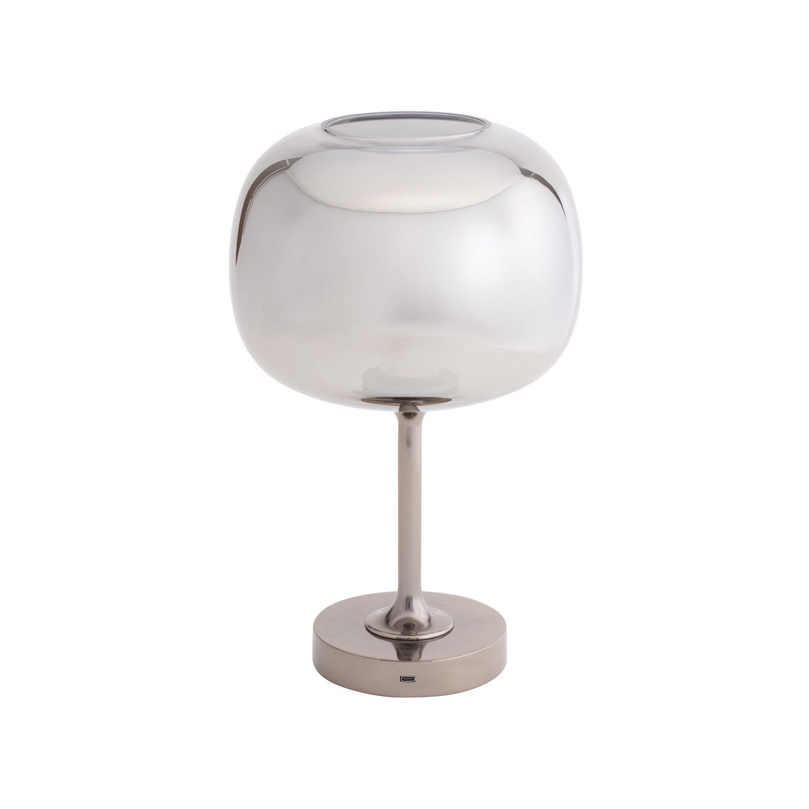 Wildwood Sterling Rechargeable Glass Table Lamp