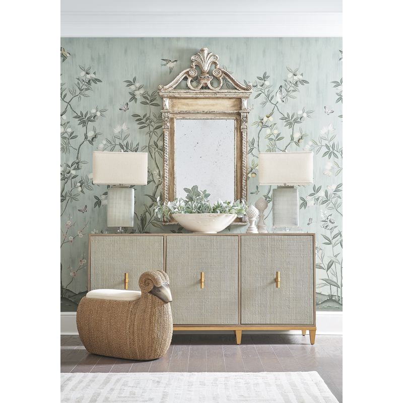 Chelsea House Huntington Rectangular Linen Shade Table Lamp
