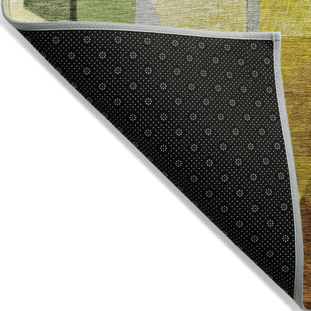 Jaelira Green Washable Indoor-Outdoor Rug