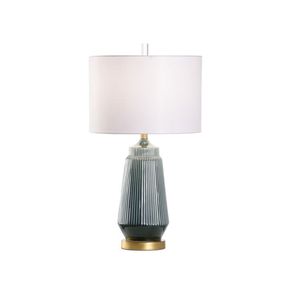 Wildwood Penelope Ceramic Deep Teal Glaze Table Lamp