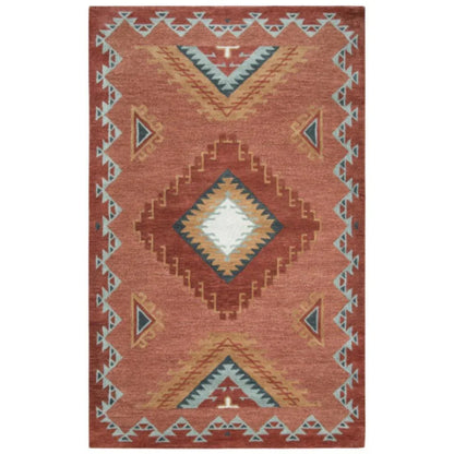 Bars Tribal Rust Large Area Rugs For Living Room