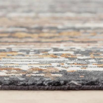 Burd Abstract Charcoal Large Area Rugs For Living Room - LOOMLAN - LOOMLAN - Area Rugs