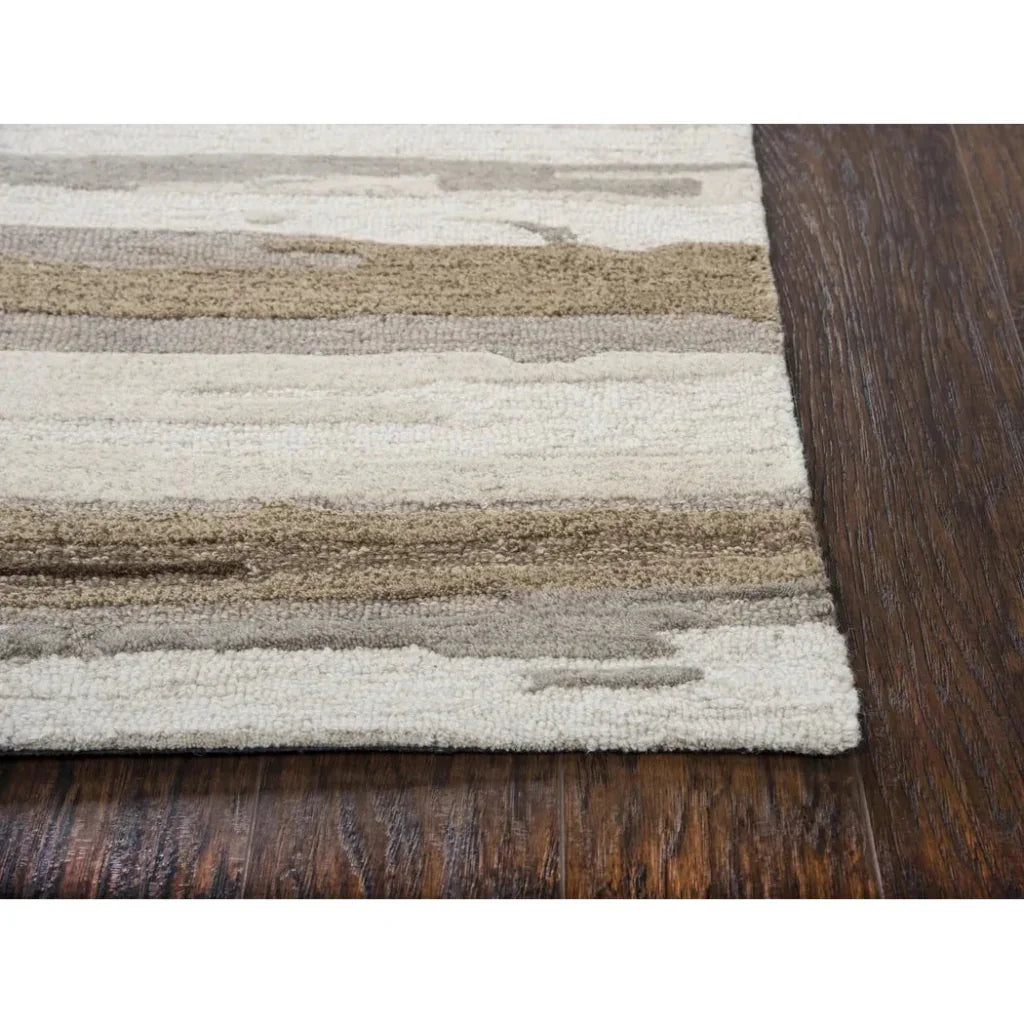 Bogg Abstract Tan Large Area Rugs For Living Room -- tan