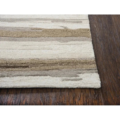 Bogg Abstract Tan Large Area Rugs For Living Room -- tan
