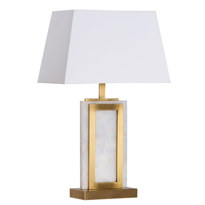 Wildwood Hopewell Alabaster White Table Lamp