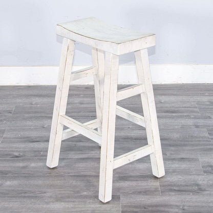 Marina Saddle Seat Wood Barstool 2PC -- view 35
