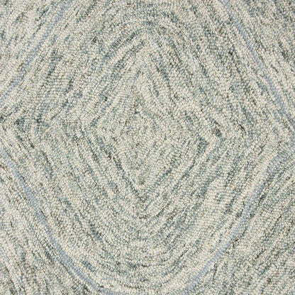 Chil Wool Green Hallway Kitchen Runner Rug -- green