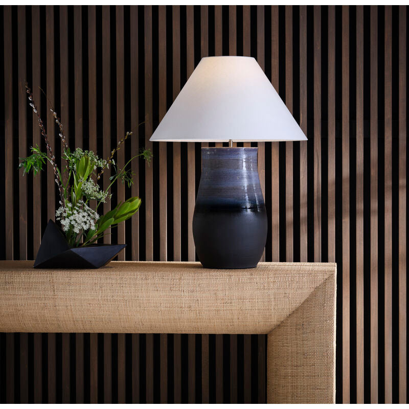 Wildwood Sana Blue Ombre Glaze Table Lamp