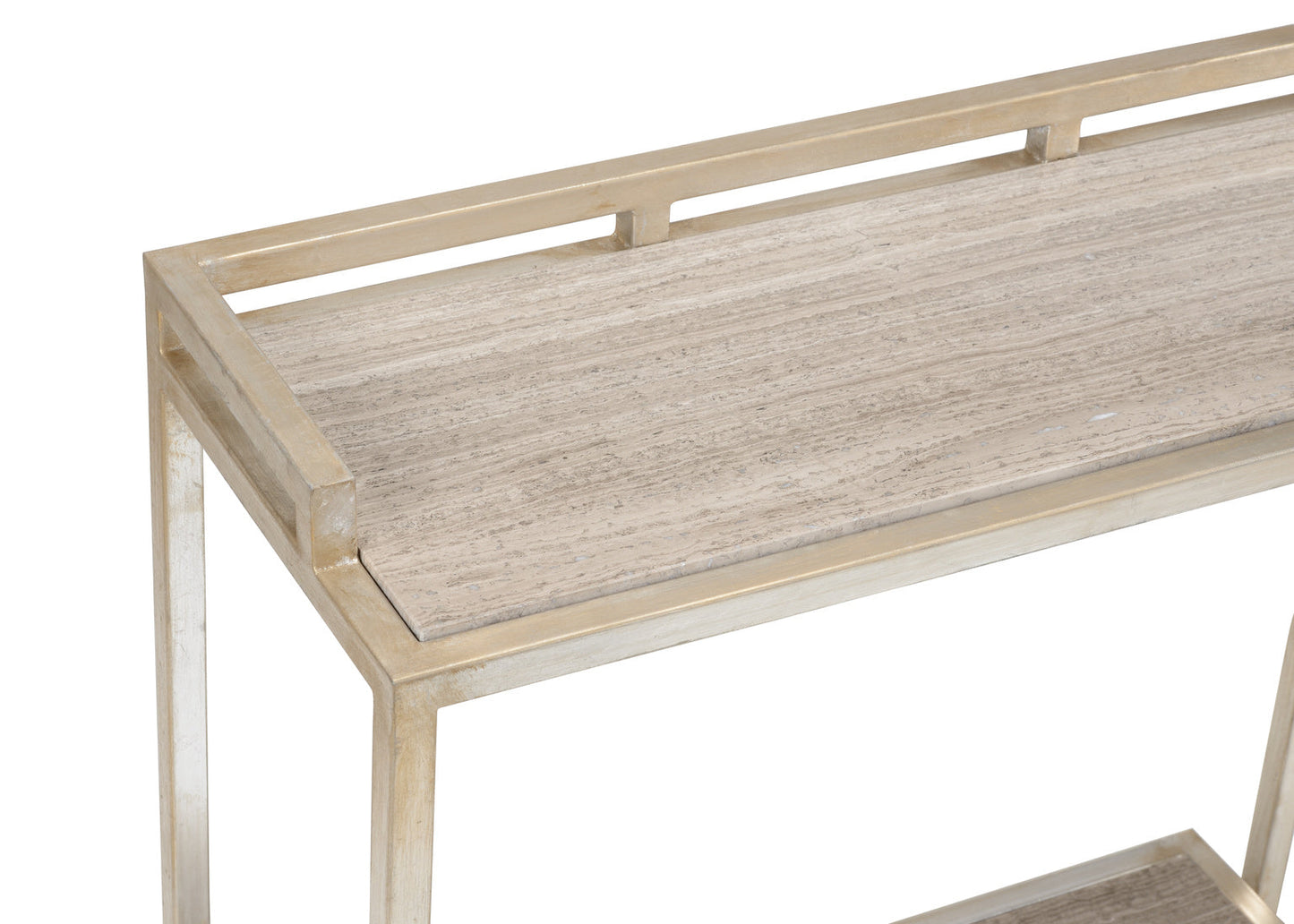 Bogart Metal Brown Home Bar Cart