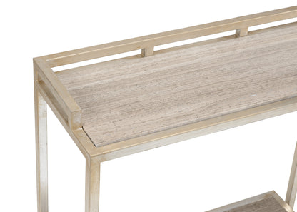 Bogart Metal Brown Home Bar Cart