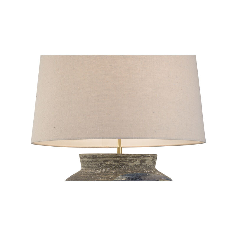 Wildwood Riku Modern Japanese Artistry Indigo Glaze Table Lamp