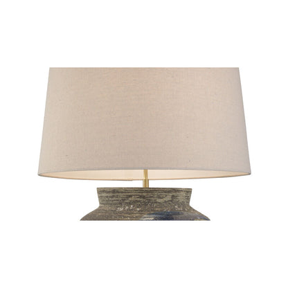 Wildwood Riku Modern Japanese Artistry Indigo Glaze Table Lamp