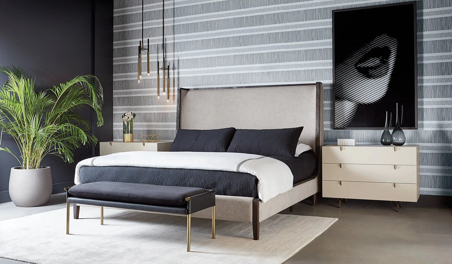 Bellevue Beautiful Backless Backless Bench