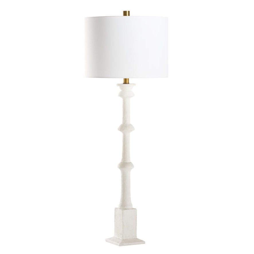 Chelsea House Lawrence White Resin Table Lamp