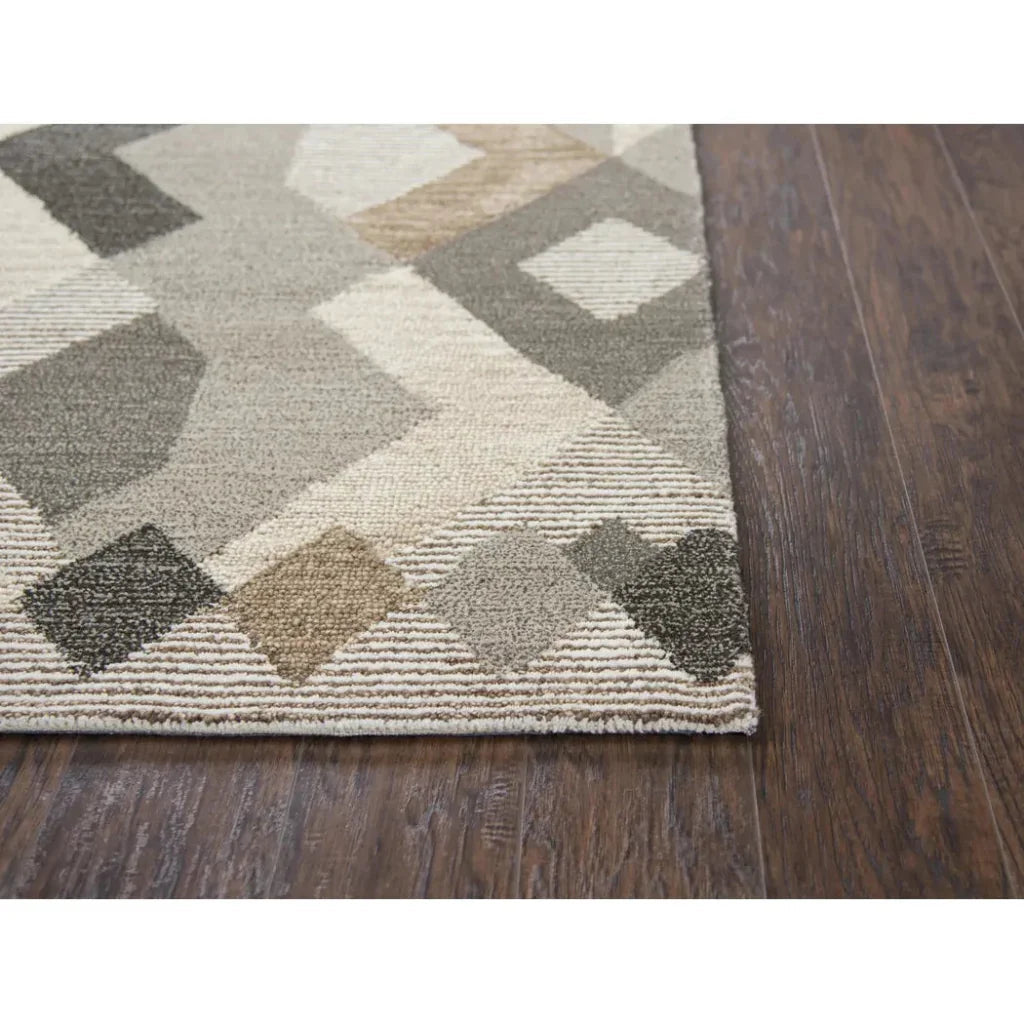 Bong Geometric Brown Large Area Rugs For Living Room -- brown