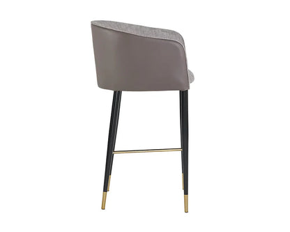 Asher Leather Upholstered Barstool