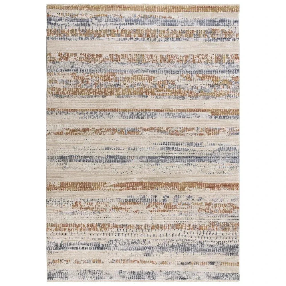 Cyne Stripe Natural Area Rugs For Living Room