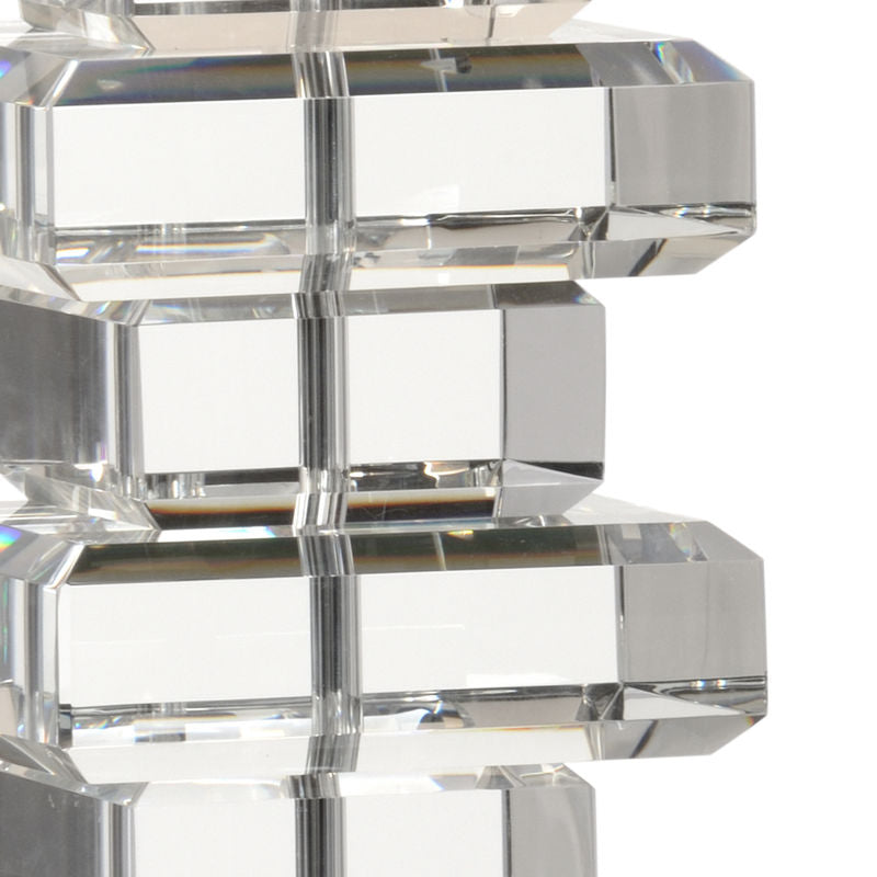 Wildwood Regency Crystal And Nickel Made Table Lamp