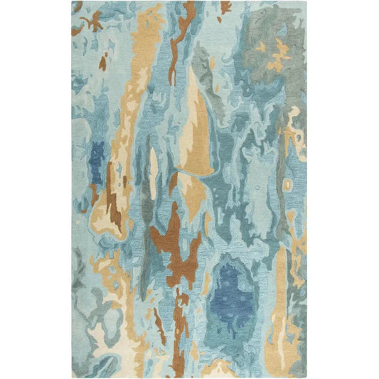 LOOMLAN Bohr Abstract Blue Large Area Rugs