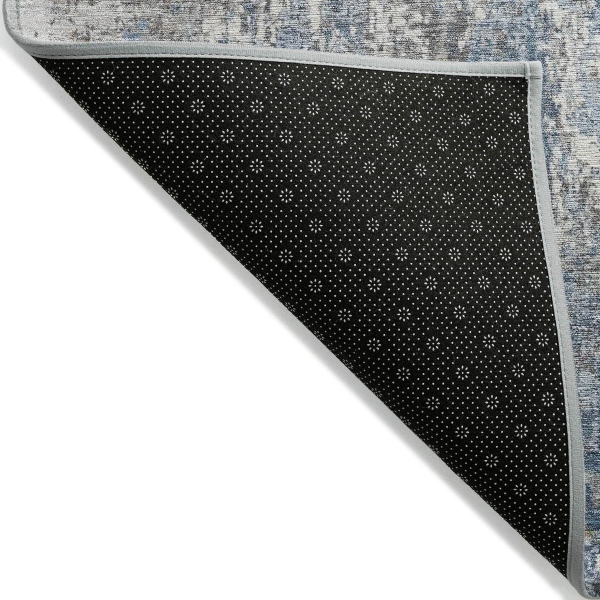 Kaelion Blue Washable Indoor-Outdoor Rug