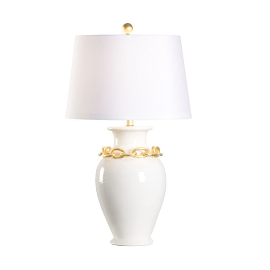 Wildwood Oro Shimmering Gold Leaf Design Table Lamp