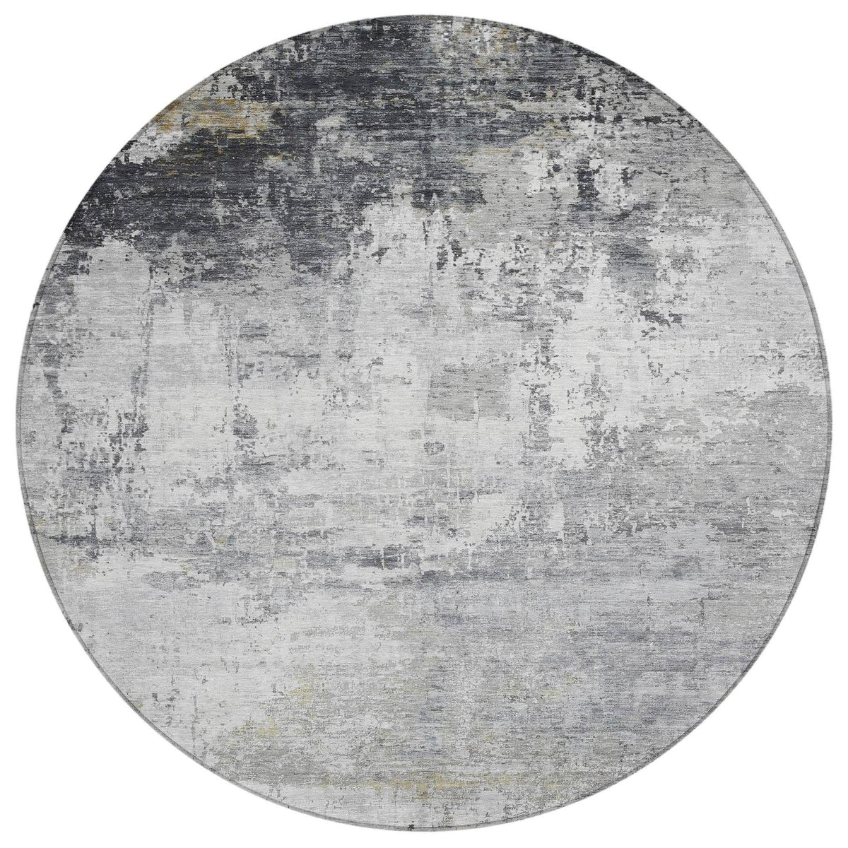 Kaelira Gray Washable Indoor-Outdoor Rug