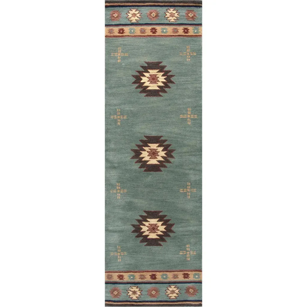 Deal Gray Blue Round Area Rugs For Dining Room - LOOMLAN - LOOMLAN - Area Rugs