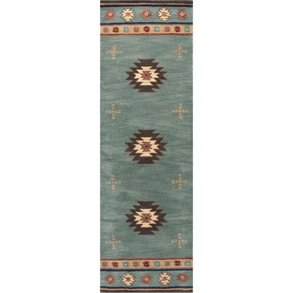 Deal Gray Blue Round Area Rugs For Dining Room - LOOMLAN - LOOMLAN - Area Rugs