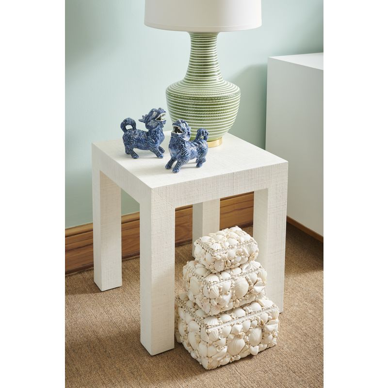 Chelsea House Classic White Round Shade Table Lamp