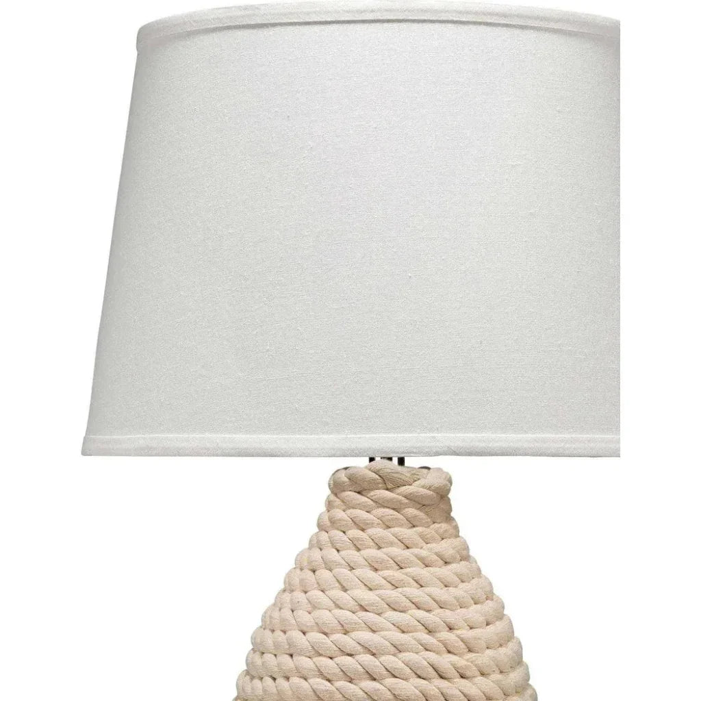 Coastal Style Off-White Rope Table Lamp -- view 3