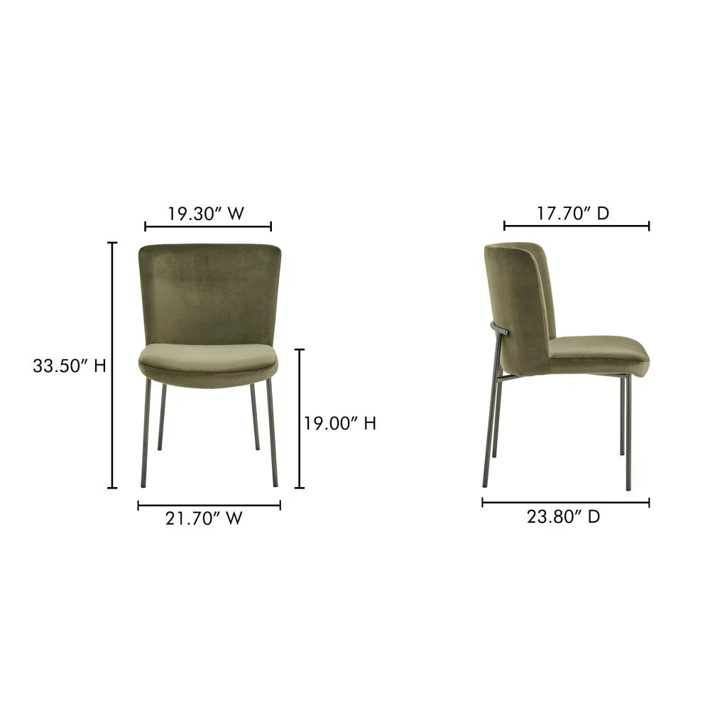Early Curved Back Dining Chair (Set Of 2) - LOOMLAN - Moe's Home - Dining Chairs