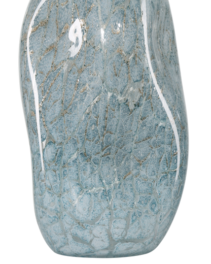 20 in. Tyne Blue Glass Vase