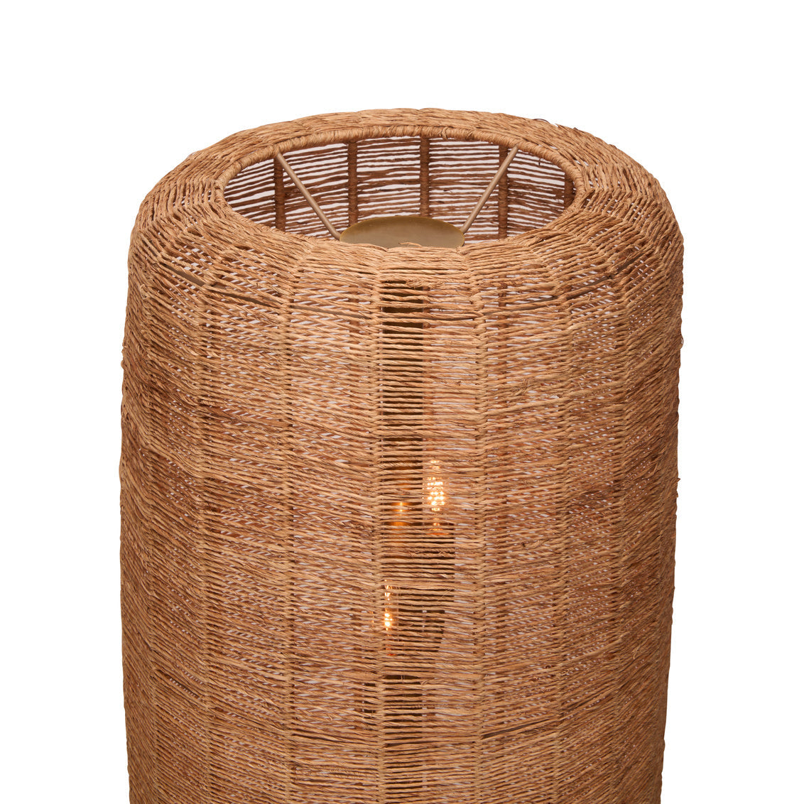Wildwood Teague Handwoven Raffia Rope Floor Lamp