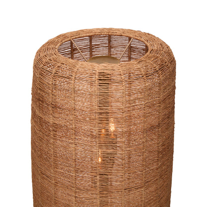 Wildwood Teague Handwoven Raffia Rope Floor Lamp