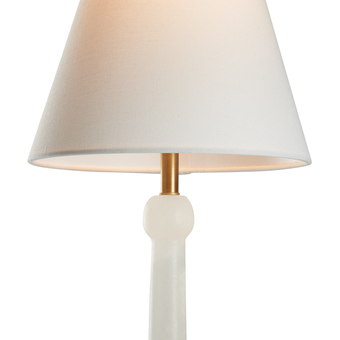 Chelsea House City Lights White Alabaster Table Lamp
