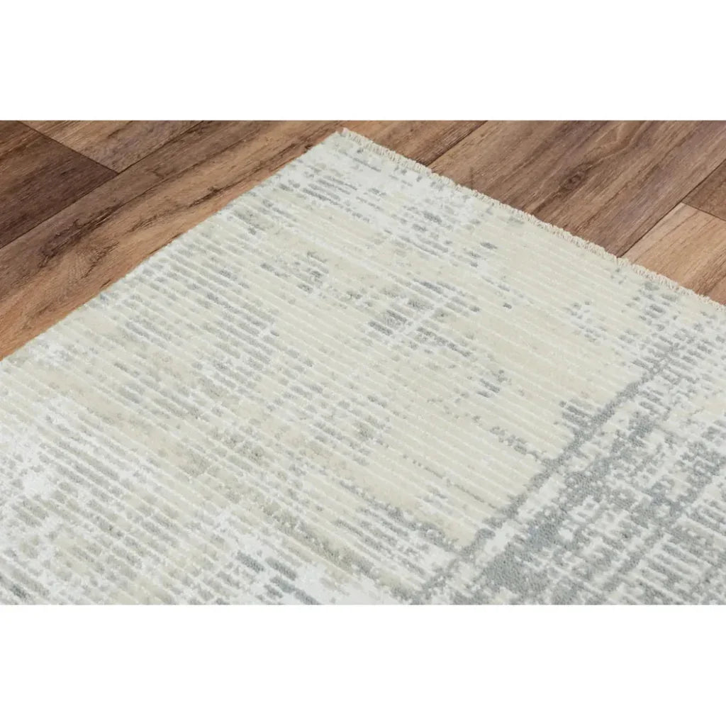 Dita Abstract Cream Large Area Rugs For Living Room -- cream