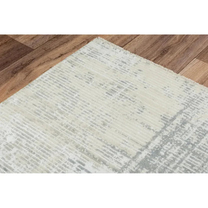 Dita Abstract Cream Large Area Rugs For Living Room -- cream