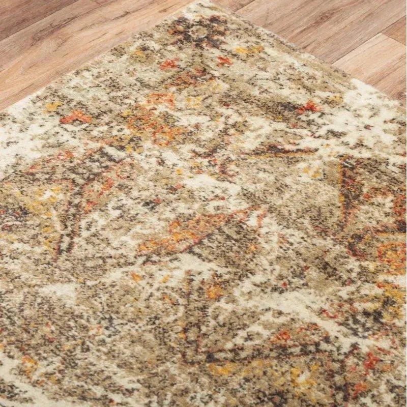 Cyng Geometric Brown/ Beige Large Area Rugs -- beige