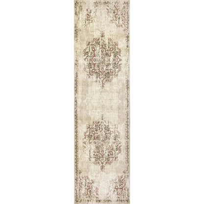 Dido Medallion Beige Large Area Rugs For Living Room - LOOMLAN - LOOMLAN - Area Rugs